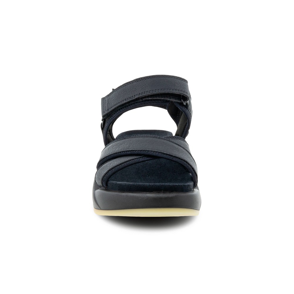 Sandalias Mujer - ECCO Chunky Criss-Cross - Negros - SZY731046